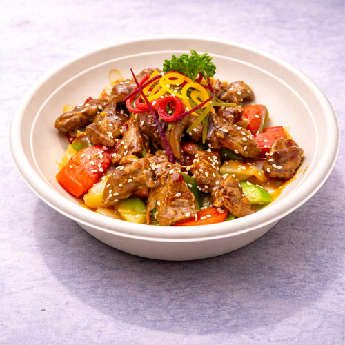 Mongolian beef noodles